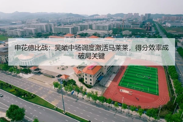 申花德比战：吴曦中场调度激活马莱莱，得分效率成破局关键